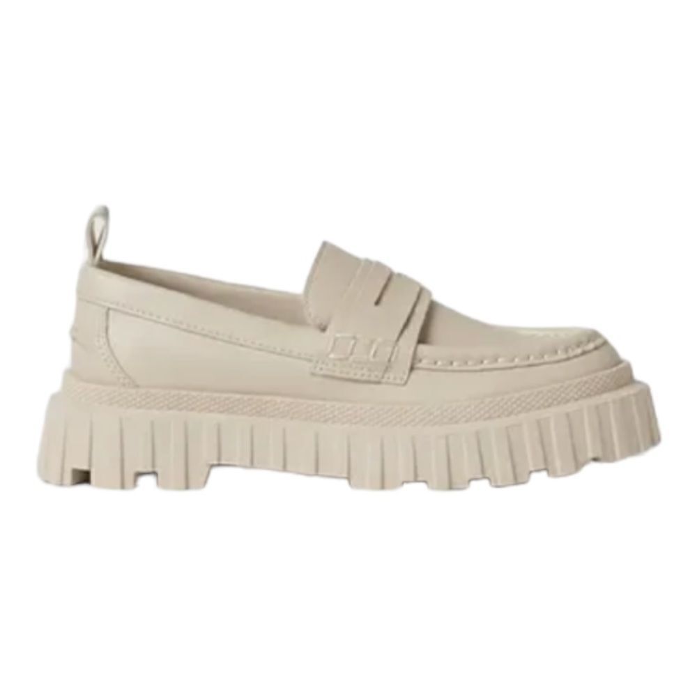 ZARA Kids | Off White | LUG SOLE LOAFERS - Picture 4 of 8